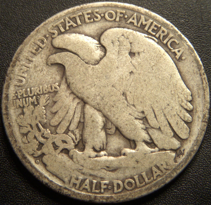 1919-D Walking Half Dollar - Good