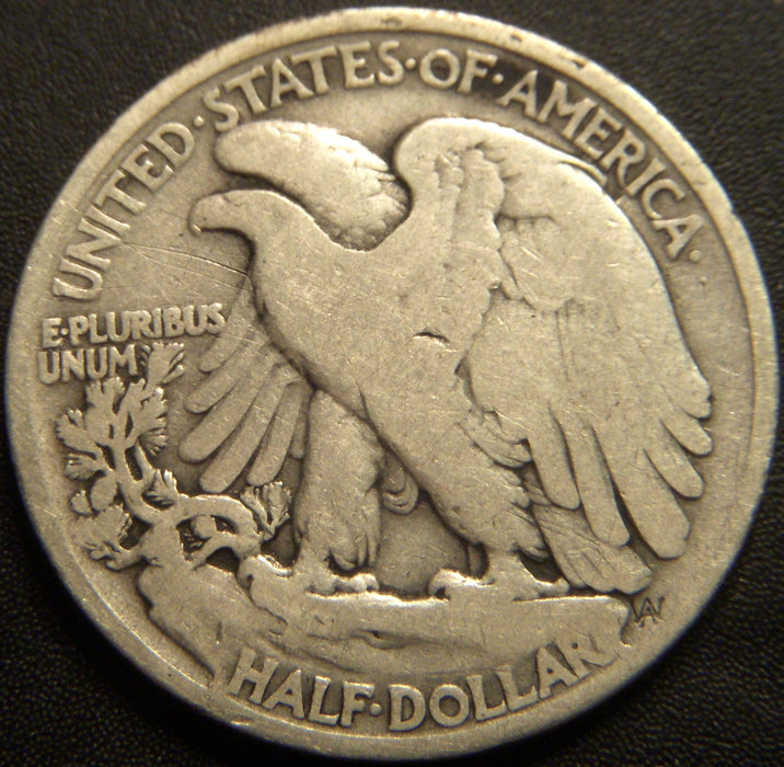 1921 Walking Half Dollar - Very Good