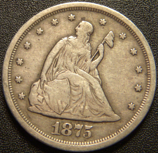 1875-S Twenty Cent - Fine