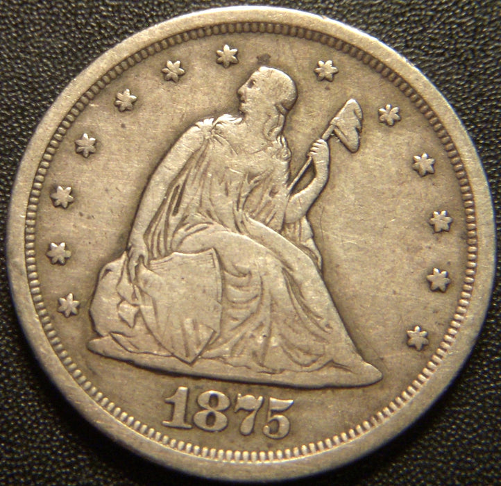 1875-S Twenty Cent - Fine