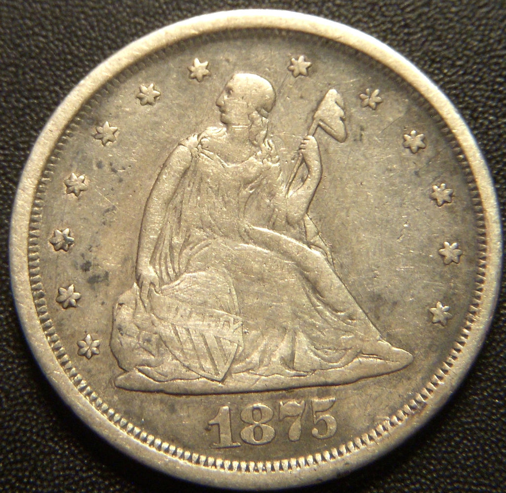 1875-S Twenty Cent - Very Fine
