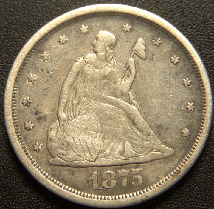 1875-S Twenty Cent - Very Fine