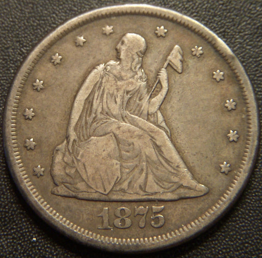 1875-CC Twenty Cent - Fine