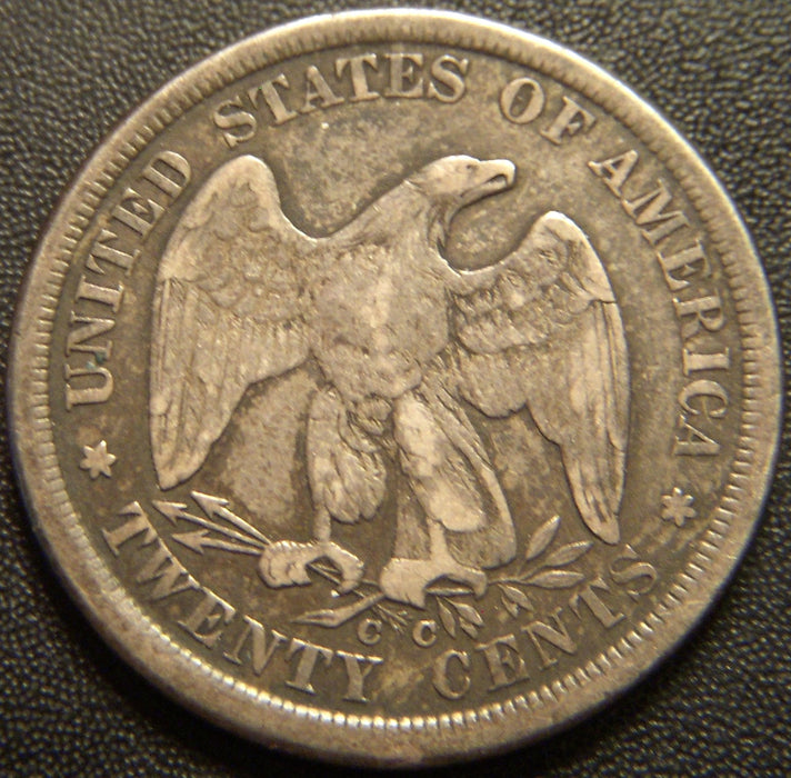 1875-CC Twenty Cent - Fine