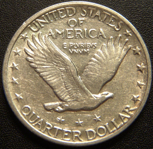 1918-S Standing Quarter - AU