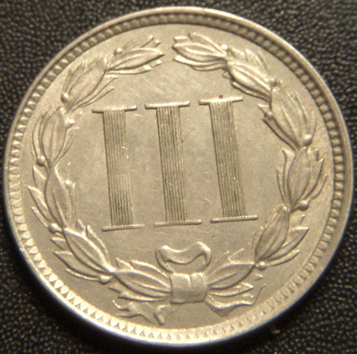 1870 Three Cent - AU+