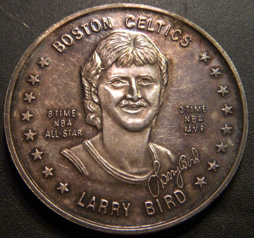 Larry Bird 1oz .999 Silver NBA Round