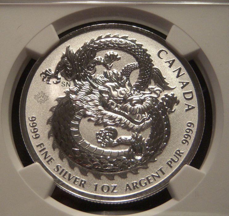 2021 Canadian $5 Lucky Dragon 1oz - NGC MS 69