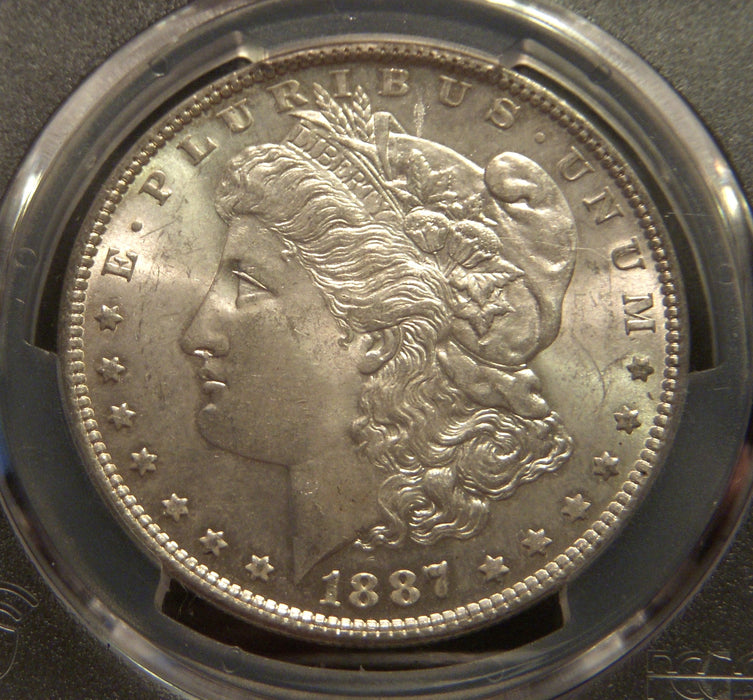 1887 Morgan Dollar - PCGS MS 63