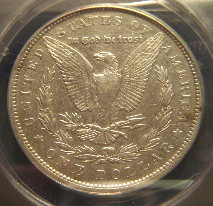 1878 Morgan Dollar - ANACS AU 50 Details Rev 79 Cleaned