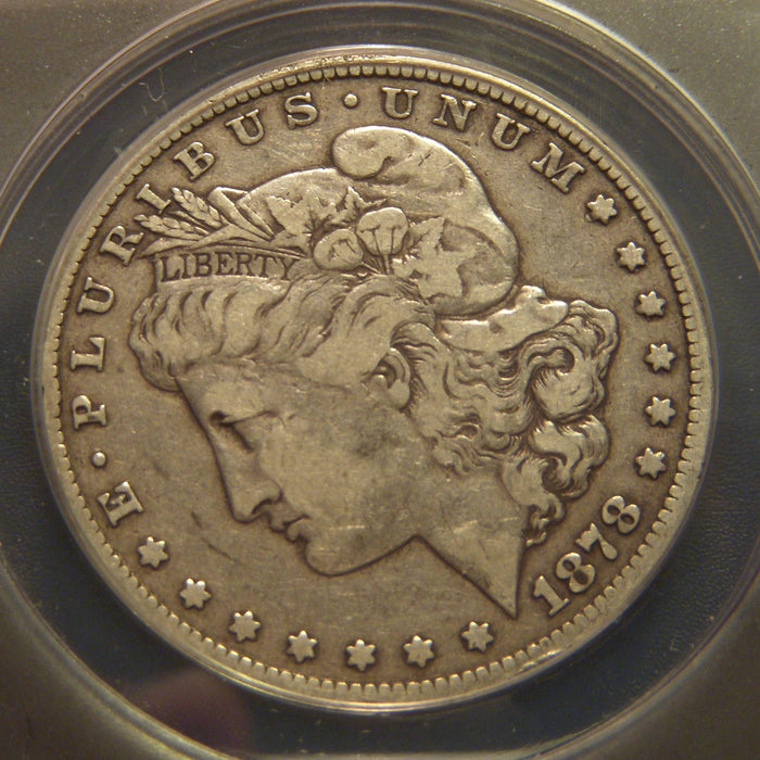 1878-CC Morgan Dollar - ANACS F15 Details Cleaned