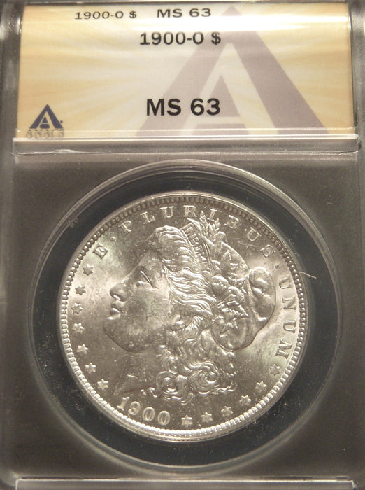 1900-O Morgan Dollar - ANACS MS 63