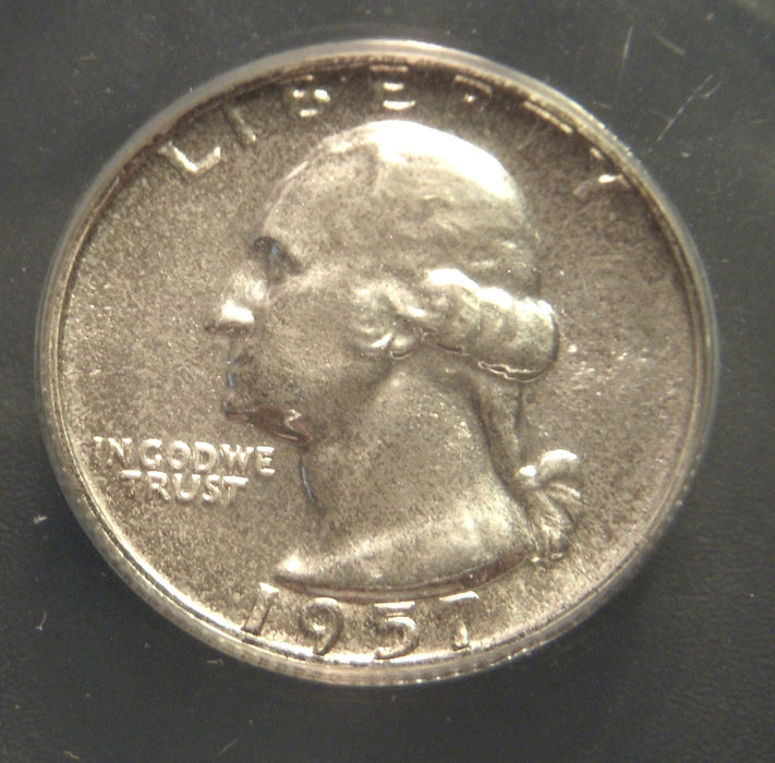 1957 Washington Quarter - ANACS PF 65