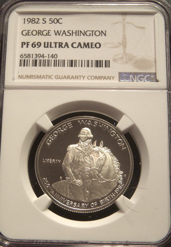 1982-S Washington Half Dollar - NGC PF 69 Ultra Cameo