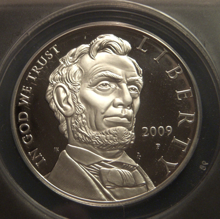 2009-P A. Lincoln Silver Dollar - ANACS PF 69 DCAM
