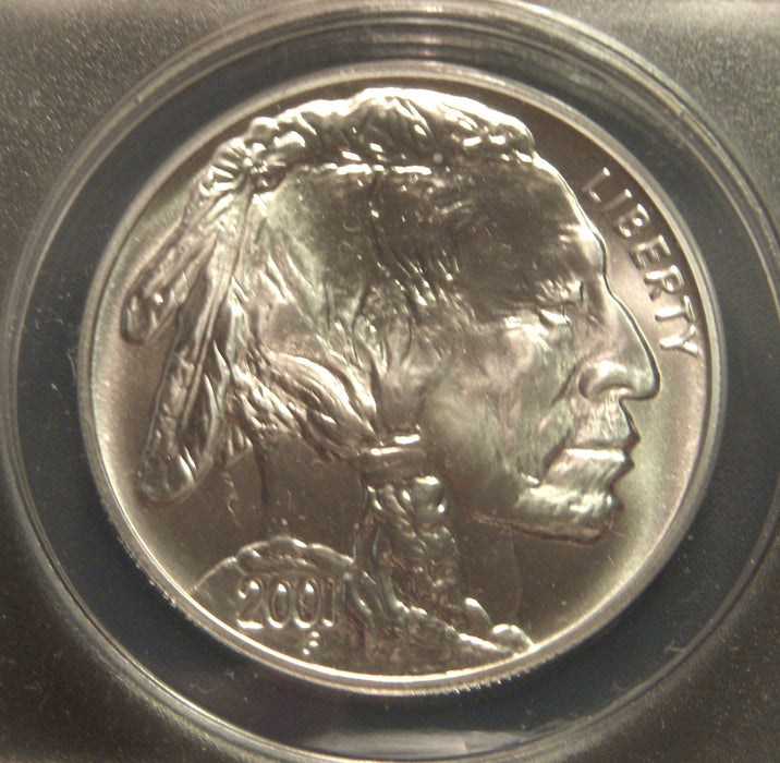 2001-D Buffalo Silver Dollar - ANACS MS 69