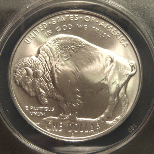 2001-D Buffalo Silver Dollar - ANACS MS 69