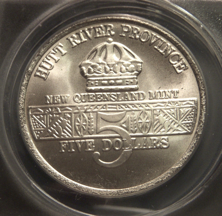 1991 $5 Hutt River / Desert Storm - ANACS MS 69