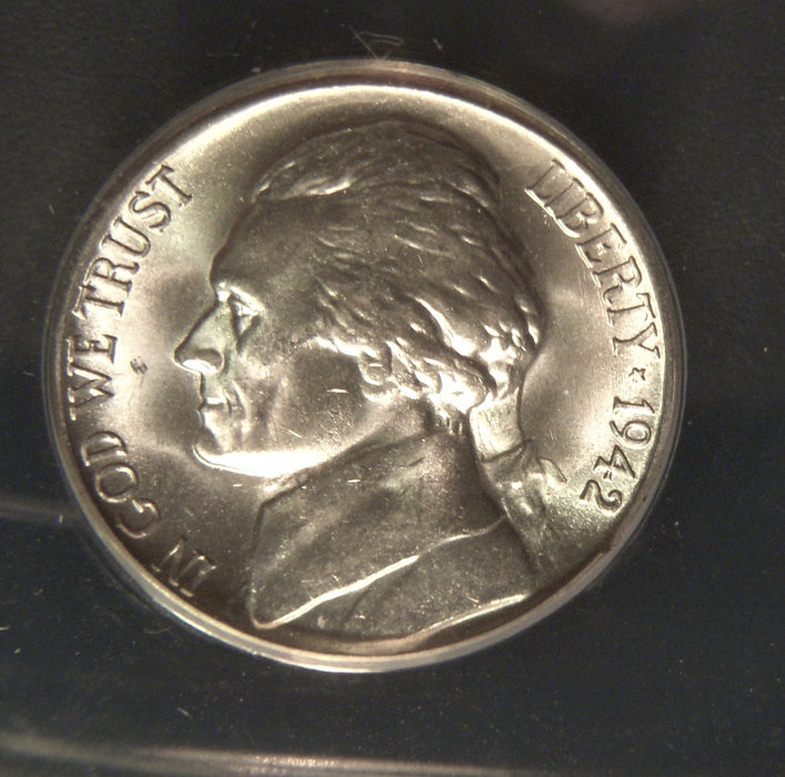 1942-S Jefferson Nickel - ANACS MS 65 6 Steps