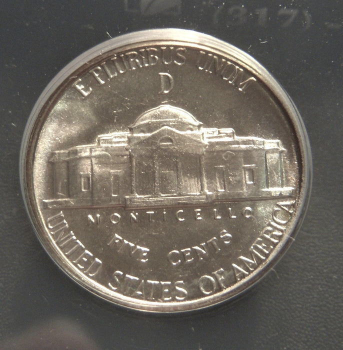 1943-D Jefferson Nickel - ANACS MS 64 5 Steps