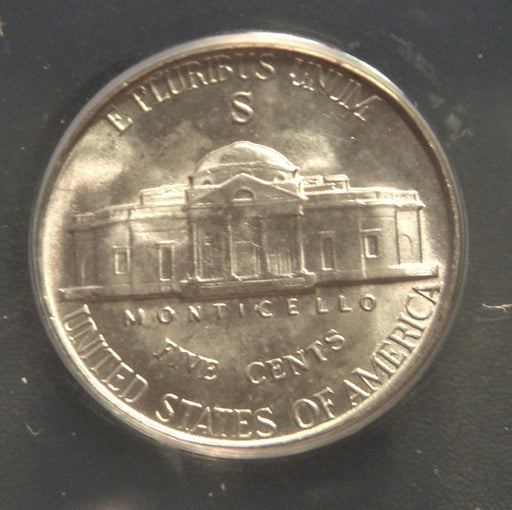 1943-S Jefferson Nickel - ANACS MS 65