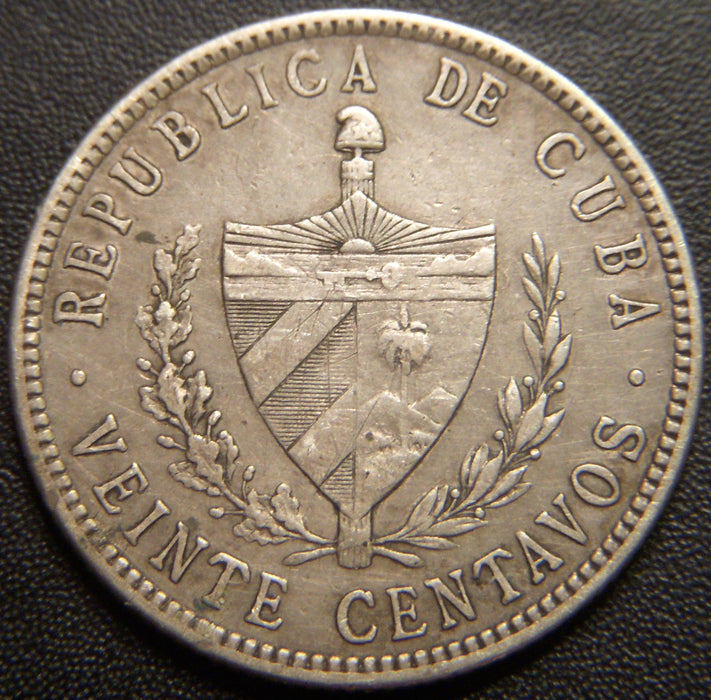 1915 20 Centavos - Cuba