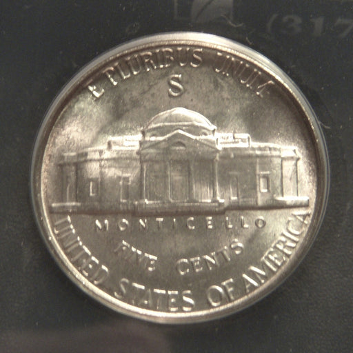 1945-S Jefferson Nickel - ANACS MS 66