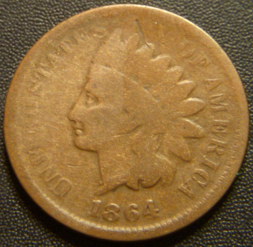 1864 Indian Head Cent - Bronze Good