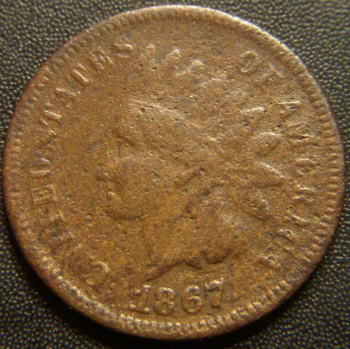 1867 Indian Head Cent - Good