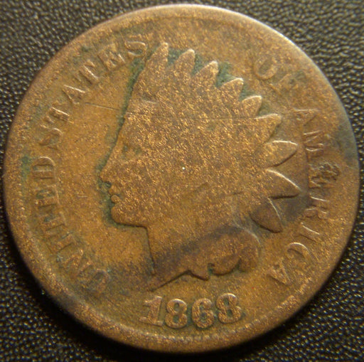 1868 Indian Head Cent - Good