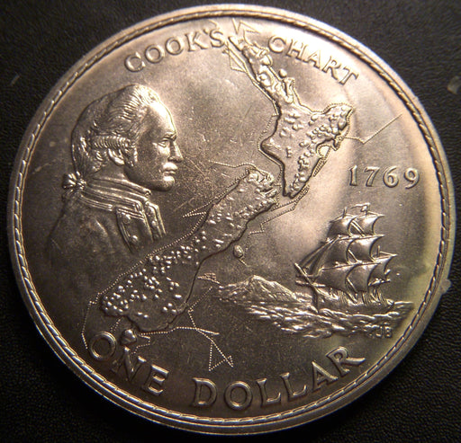 1969 One Dollar - New Zealand