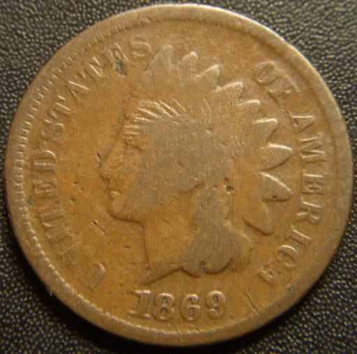 1869 Indian Head Cent - Good