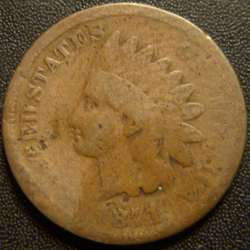 1871 Indian Head Cent - Good