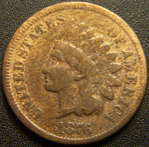 1876 Indian Head Cent - Good