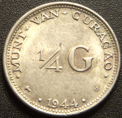 1944D 1/4 Gulden - Curacao