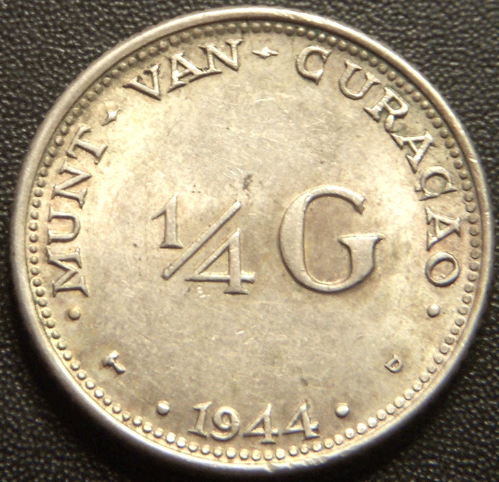 1944D 1/4 Gulden - Curacao