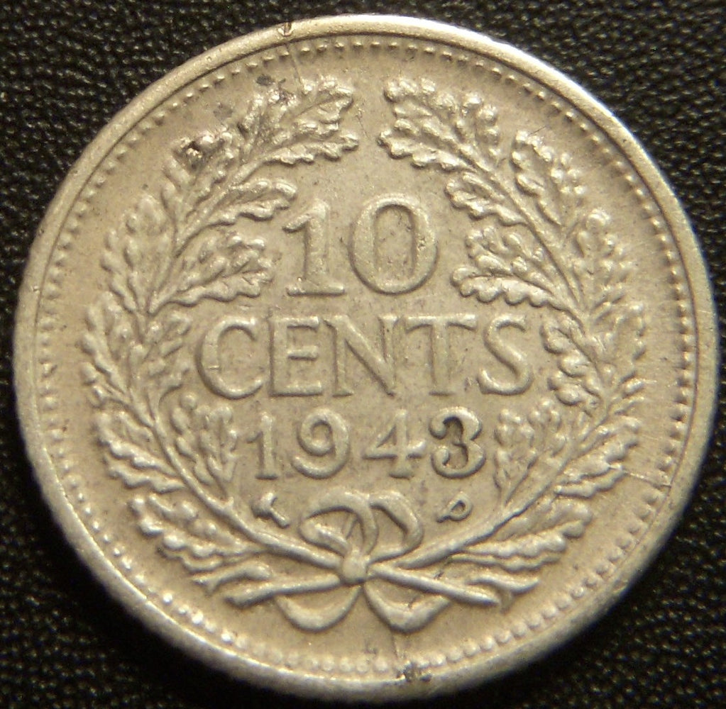 1943P 10 Cents - Netherlands