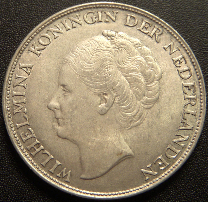 1943D 1 Gulden - Netherlands East Indies