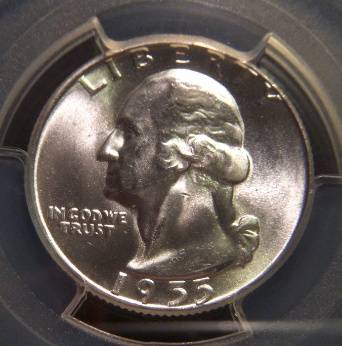 1955 Washington Quarter - PCGS MS 65