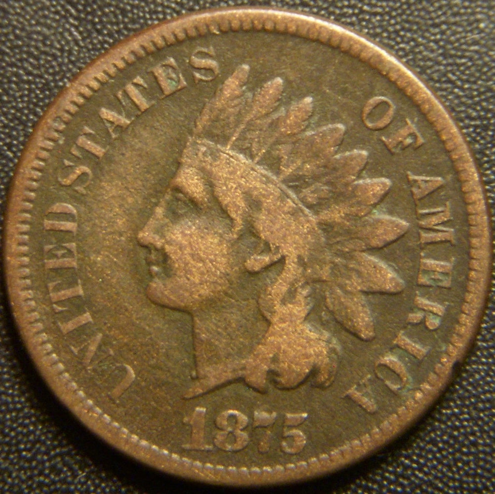 1875 Indian Head Cent - Very Good