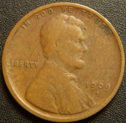 1909-S Lincoln Cent - Good