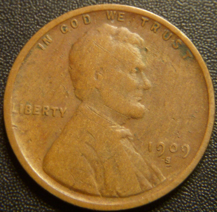 1909-S Lincoln Cent - Good