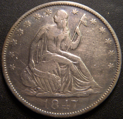 1847-O Seated Half Dollar - Fine