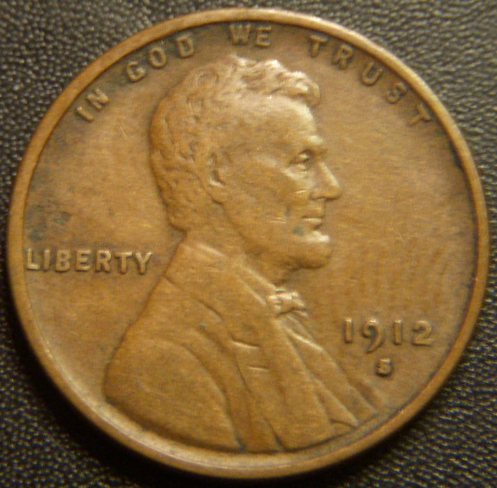 1912-S Lincoln Cent - Very Fine