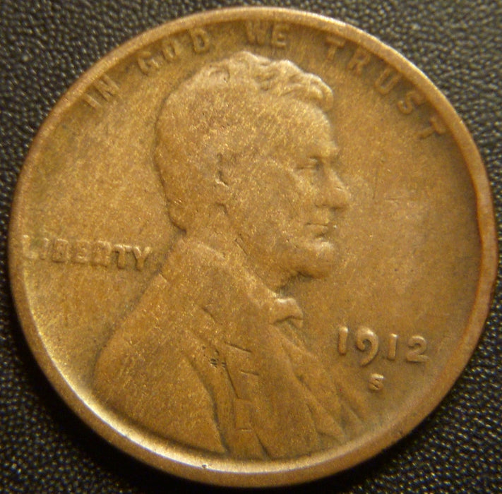 1912-S Lincoln Cent - Fine