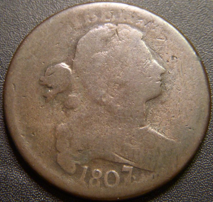 1807/6 Large Cent - About Good