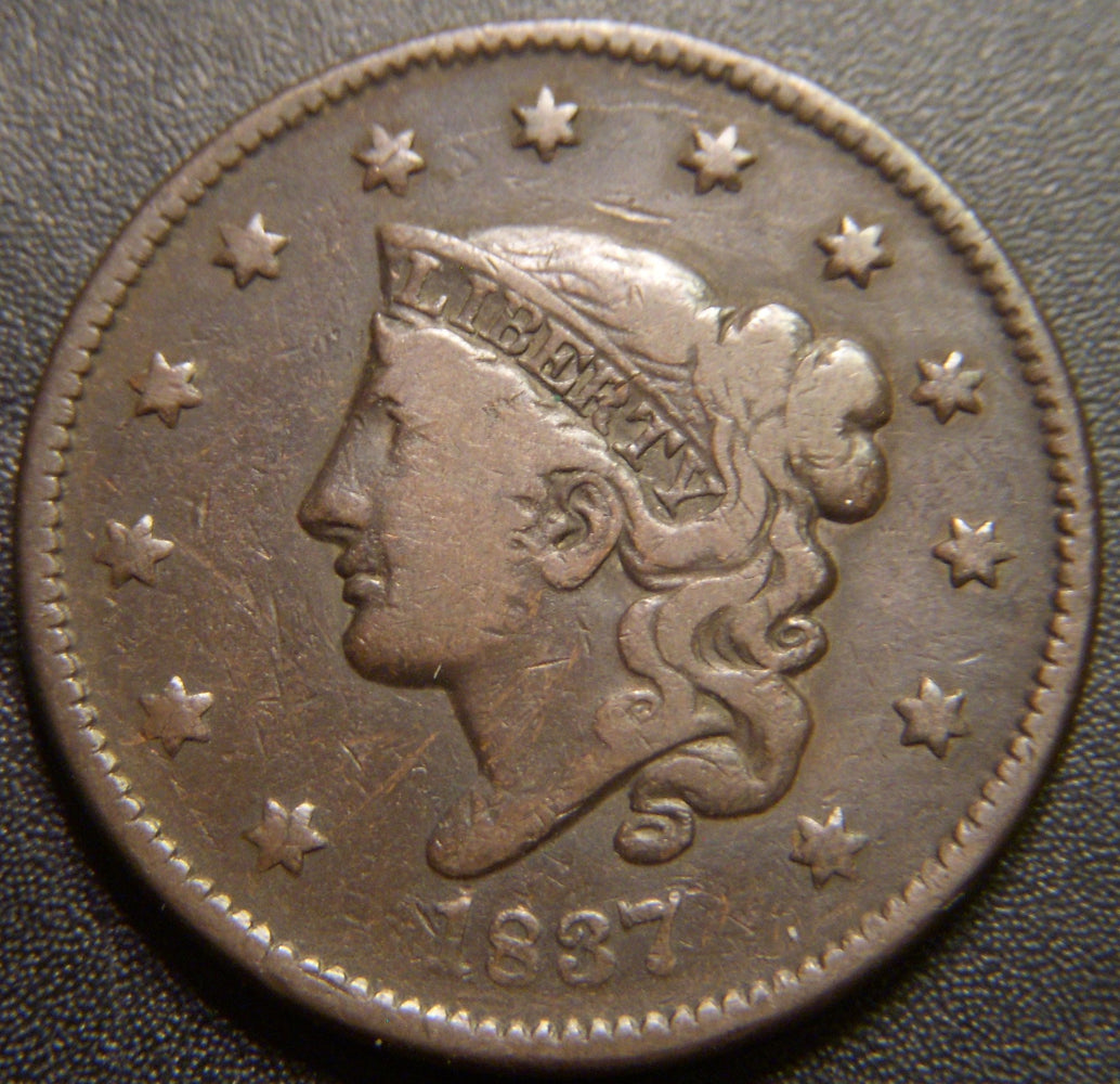 1837 Large Cent - Fine