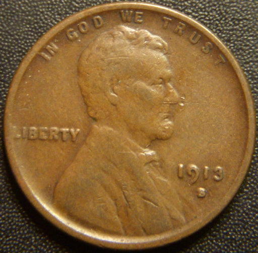 1913-S Lincoln Cent - Very Fine