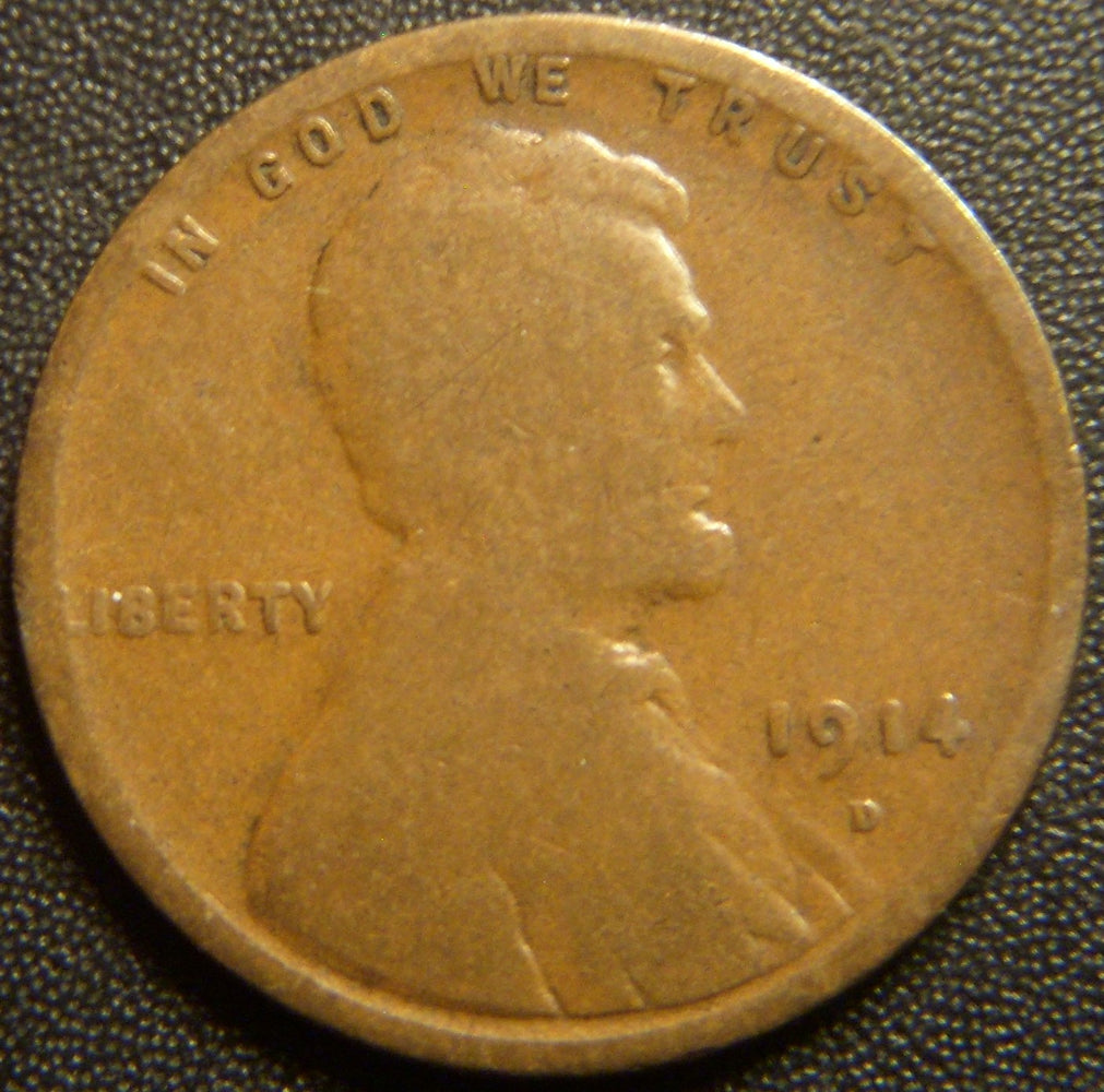 1914-D Lincoln Cent - Good