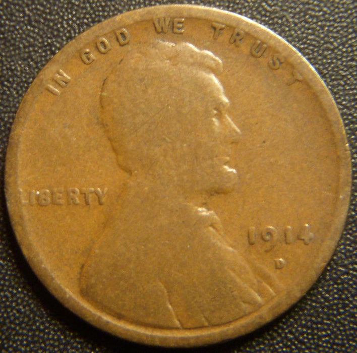 1914-D Lincoln Cent - Good